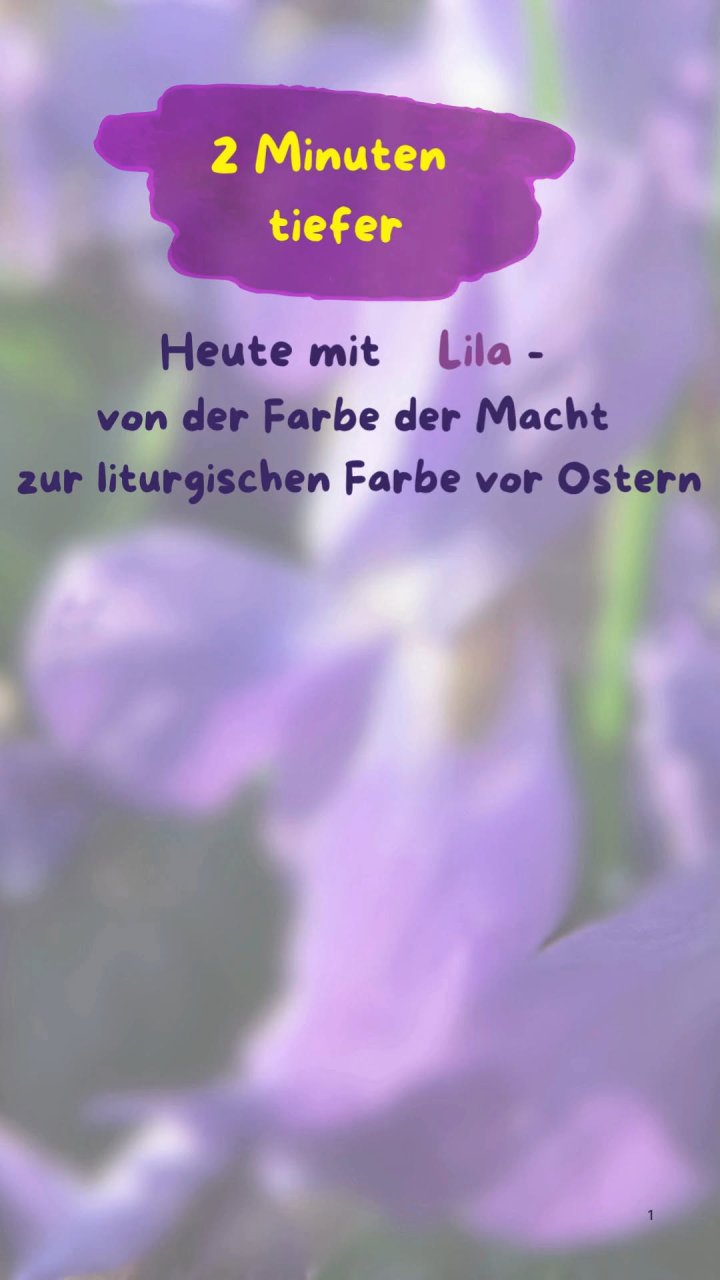 ?Lila? Man haßt es oder man liebt es. Oder man findet's mittelmäßig??? ?? In diesem Video geht es um die Geschichte ...