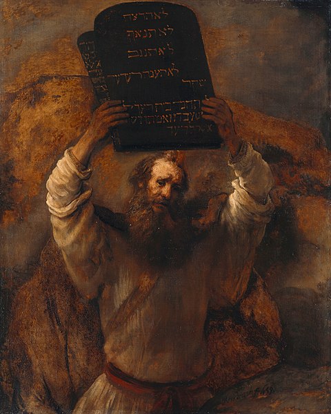 Moses mit den Zehn Geboten